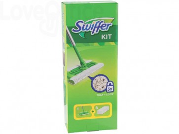 607 Starter Kit catturapolvere Swiffer Dry Verde - scopa + 8 panni 22.98 -  Pulizia e Igiene - LoveOffice®