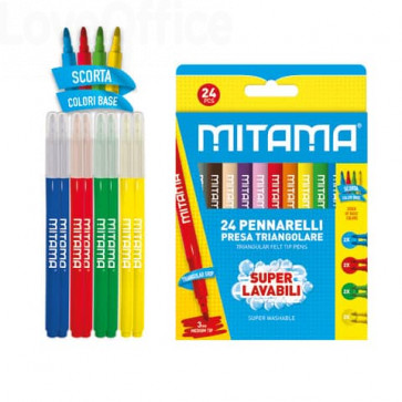 Mini Magic Colors Mitama - Evidenziatori Cancellabili Pastel e Fluo