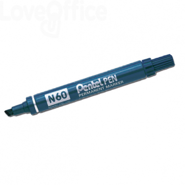 473 Pentel pennarello indelebile Blu - Pentel N60 - a scalpello - 3,9-5,5 mm  1.48 - Cancelleria e Penne - LoveOffice®