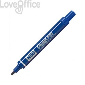 Pentel pennarello indelebile Blu - Pentel N50 - tonda - 4,3 mm