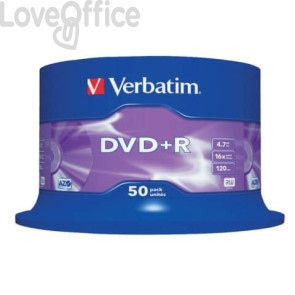 DVD Verbatim - DVD+R - 4,7 Gb - 16x - Spindle (conf.50)