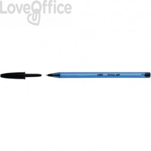 Penne a sfera Cristal Soft Easy Glide Bic - Nero - 1,2 mm (conf.50)