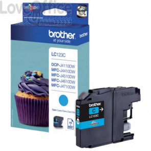 Cartuccia Ink-jet LC-123 Brother Ciano LC-123C