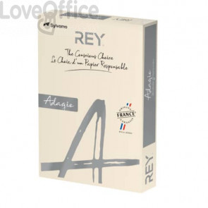 Cartoncini colorati A4 AvorioINTERNATIONAL PAPER Rey Adagio 160 g/m² (risma da 250 fogli)