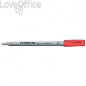 Penna a punta sintetica Staedtler Lumocolor® - F - non-permanente 316 0,6 mm Rosso - 316-2