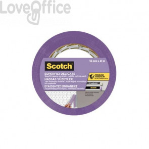 Nastro di mascheratura per superfici delicate Scotch® 2880 - 36 mm x 41 m - Viola 