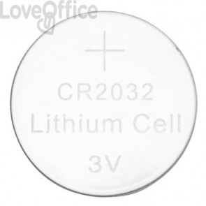 Batterie al litio a bottone 3V Q-Connect CR2032 - KF15036 (conf.4)