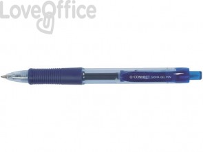 Penne a sfera inchiostro gel Q-Connect Sigma - M - 0,5 mm Blu (conf.12)