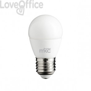 Lampadina LED Minisfera MKC E27 440 lumen Bianco - luce naturale