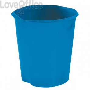 Cestino gettacarte Modula Leonardi - 16,5 litri - Blu