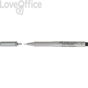 Penna punta in fibra Nera Faber-Castell Ecco Pigment 0,2 mm 166299