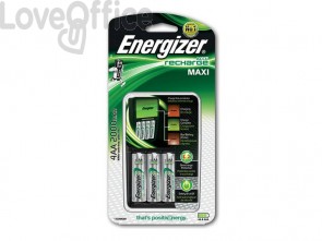 Caricabatterie ENERGIZER Maxi Charger 2000mAh incluse 4 batterie Power Plus AA - E300321201
