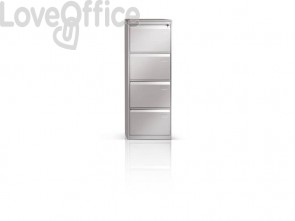 Classificatore per cartelle sospese Tecnical 2 con 4 cassetti Bianco - 49,5x65,2x136 cm - ECO 4