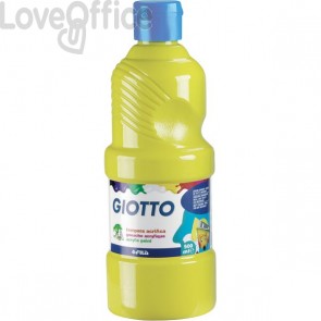 Tempera acrilica GIOTTO - Giallo - 500 ml - 533702