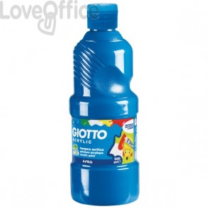 Tempera acrilica GIOTTO - Ciano - 500 ml