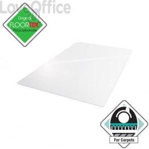 Tappeto protettivo Floortex Trasparente 120x120 cm