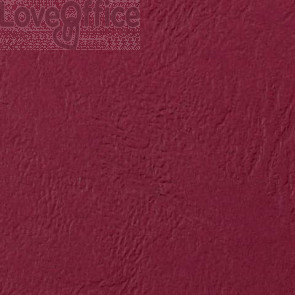 Copertine per rilegatura GBC Leathergrain in cartoncino goffrato A4 Rosso scuro - CE040030 (conf.100)