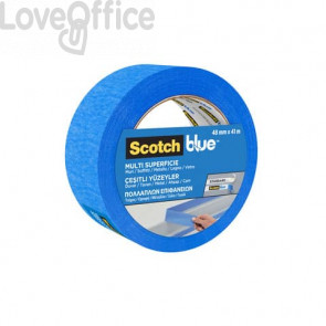 Nastro di mascheratura multisuperficie Scotch® Blue™ 2090 - 48 mm x 41 m - Blu - 2090IGT48