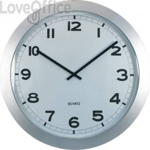 Orologio da parete Methodo Extralarge - diametro ø60 cm - silver V150710