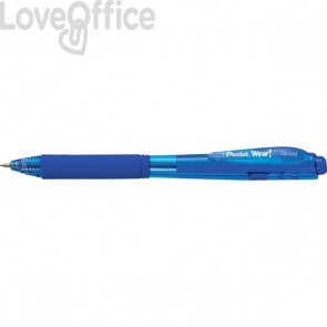 Penne a sfera a scatto Pentel WOW! - 1 mm - Blu (conf.12)