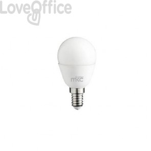 Lampadina LED Minisfera MKC E14 440 lumen Bianco - luce naturale