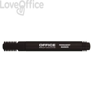 Pennarelli indelebili Office Products punta tonda 1-3 mm Nero (conf.12)