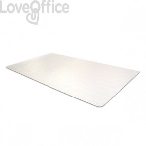 Tappeto Protettivo Trasparente Anti Microbico Floortex - Ufficio - Casa - 120x90 cm