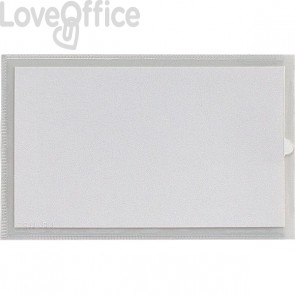 Portaetichette adesive IesTI Sei Rota - Inserto in cartoncino escluso - 6,5x14 cm (conf.100)