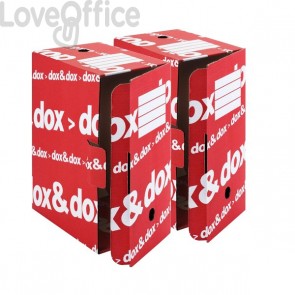 Scatola Archivio Dox&Dox in cartone - 17x35x25 cm (conf.12)