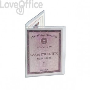 Porta carta d'identità Favorit - 16x11,5 cm - 1 spazio (conf.50)