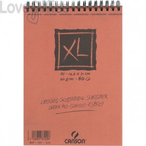 Album schizzo - XL - Canson - A4 - 120 fogli - Bianco Avorio90 g/m² - 200787103