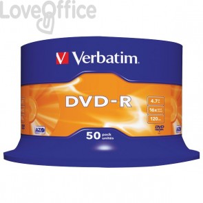 DVD Verbatim - DVD-R - 4,7 Gb - 16x - Spindle (conf.50)
