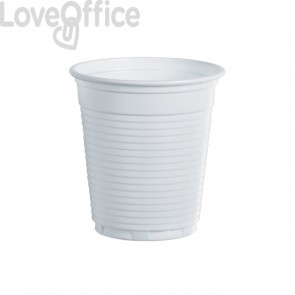 Bicchieri 80 cc linea plastica DOpla - Bianco - ø5,75 cm - 02015 (conf.100)