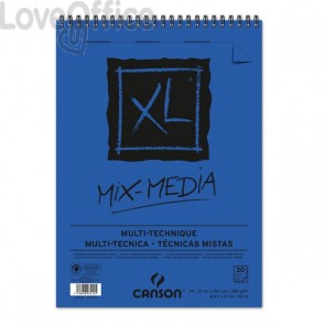 Album Mix Media carta grana media Canson - A4 - 300 g/m² - 30 fogli - 200807215