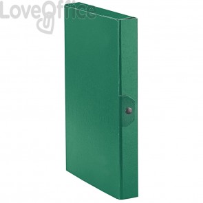 Scatole portaprogetti Eurobox Esselte - Dorso 4 cm - 25x35 cm - Verde (conf.5)