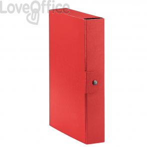 Scatole portaprogetti Eurobox Esselte - Dorso 6 cm - 25x35 cm - Rosso (conf.5)