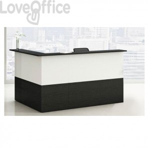Vendita online Bancone reception ad angolo Funny L225xP225xH107,5 by about  office