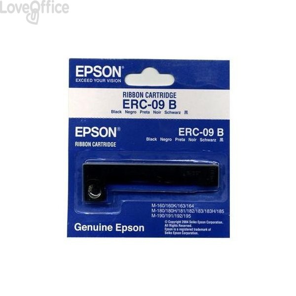 Originale Epson C43S015354 Nastro ERC-09B Nero